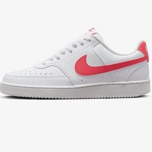 Nike NWT Court Vision Low with sustainable materials coral size 9